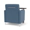 Lesro Siena Lounge Reception Guest Chair W/ Swivel Tablet, 27 in W 29.5 in L 32.5 in H SN1101 - alternate 3